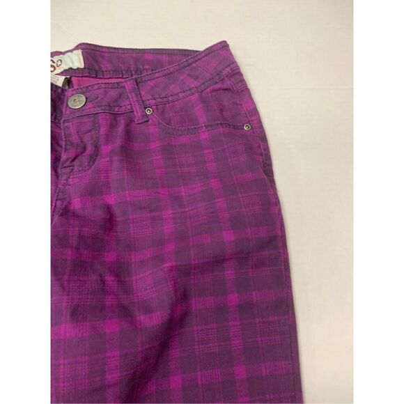 Plaid Patterned Jeans - Picture 2 of 7